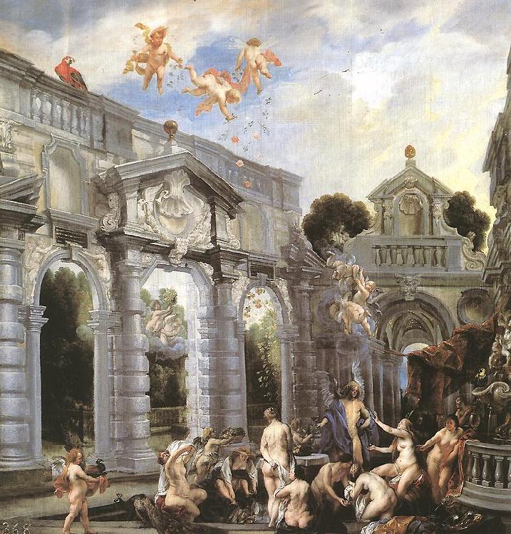 JORDAENS, Jacob Nymphs at the Fountain of Love France oil painting art